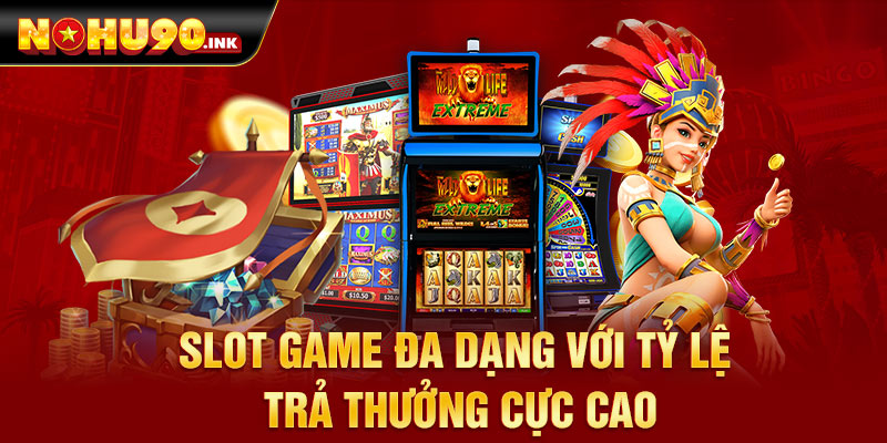 Slot game đa dạng với tỷ lệ trả thưởng cực cao